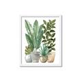 Picture of Plant Party II  _GroupedProduct_Rectangle_Portrait_Framed_Matted_