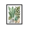 Picture of Plant Party II  _GroupedProduct_Rectangle_Portrait_Framed_Matted_