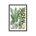 Picture of Plant Party II  _GroupedProduct_Rectangle_Portrait_Framed_Matted_