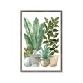 Picture of Plant Party II  _GroupedProduct_Rectangle_Portrait_Framed_Matted_