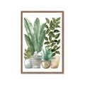 Picture of Plant Party II  _GroupedProduct_Rectangle_Portrait_Framed_Matted_