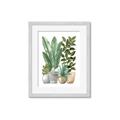 Picture of Plant Party II  _GroupedProduct_Rectangle_Portrait_Framed_Matted_