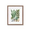 Picture of Plant Party II  _GroupedProduct_Rectangle_Portrait_Framed_Matted_