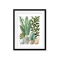 Picture of Plant Party II  _GroupedProduct_Rectangle_Portrait_Framed_Matted_