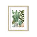 Picture of Plant Party II  _GroupedProduct_Rectangle_Portrait_Framed_Matted_