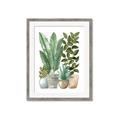 Picture of Plant Party II  _GroupedProduct_Rectangle_Portrait_Framed_Matted_