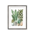 Picture of Plant Party II  _GroupedProduct_Rectangle_Portrait_Framed_Matted_