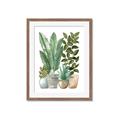 Picture of Plant Party II  _GroupedProduct_Rectangle_Portrait_Framed_Matted_
