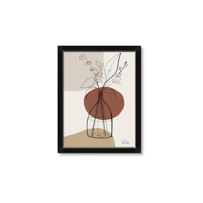 Picture of Line Drawn Fun Netural II _GroupedProduct_Rectangle_Portrait_Framed_Matted_
