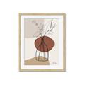 Picture of Line Drawn Fun Netural II _GroupedProduct_Rectangle_Portrait_Framed_Matted_