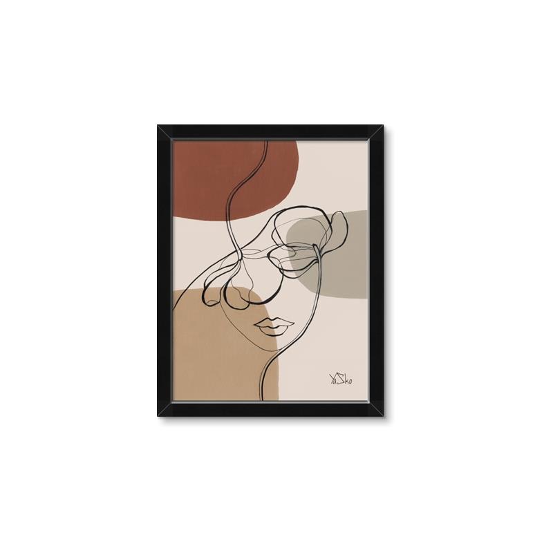 Picture of Line Drawn Fun Neutral I _GroupedProduct_Rectangle_Portrait_Framed_Matted_