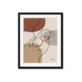 Picture of Line Drawn Fun Neutral I _GroupedProduct_Rectangle_Portrait_Framed_Matted_