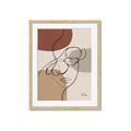 Picture of Line Drawn Fun Neutral I _GroupedProduct_Rectangle_Portrait_Framed_Matted_