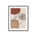 Picture of Line Drawn Fun Neutral I _GroupedProduct_Rectangle_Portrait_Framed_Matted_
