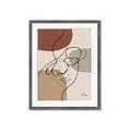 Picture of Line Drawn Fun Neutral I _GroupedProduct_Rectangle_Portrait_Framed_Matted_