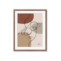 Picture of Line Drawn Fun Neutral I _GroupedProduct_Rectangle_Portrait_Framed_Matted_