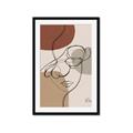 Picture of Line Drawn Fun Neutral I _GroupedProduct_Rectangle_Portrait_Framed_Matted_
