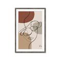 Picture of Line Drawn Fun Neutral I _GroupedProduct_Rectangle_Portrait_Framed_Matted_