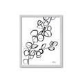 Picture of Leaves Drawing  _GroupedProduct_Rectangle_Portrait_Framed_Matted_