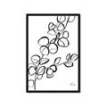 Picture of Leaves Drawing  _GroupedProduct_Rectangle_Portrait_Framed_Matted_