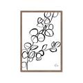 Picture of Leaves Drawing  _GroupedProduct_Rectangle_Portrait_Framed_Matted_