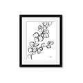 Picture of Leaves Drawing  _GroupedProduct_Rectangle_Portrait_Framed_Matted_