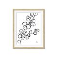 Picture of Leaves Drawing  _GroupedProduct_Rectangle_Portrait_Framed_Matted_