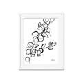 Picture of Leaves Drawing  _GroupedProduct_Rectangle_Portrait_Framed_Matted_