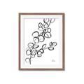 Picture of Leaves Drawing  _GroupedProduct_Rectangle_Portrait_Framed_Matted_