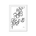 Picture of Leaves Drawing  _GroupedProduct_Rectangle_Portrait_Framed_Matted_