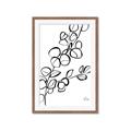 Picture of Leaves Drawing  _GroupedProduct_Rectangle_Portrait_Framed_Matted_
