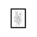 Picture of Flower Drawing _GroupedProduct_Rectangle_Portrait_Framed_Matted_