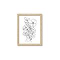 Picture of Flower Drawing _GroupedProduct_Rectangle_Portrait_Framed_Matted_