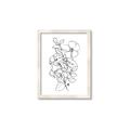 Picture of Flower Drawing _GroupedProduct_Rectangle_Portrait_Framed_Matted_