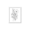 Picture of Flower Drawing _GroupedProduct_Rectangle_Portrait_Framed_Matted_
