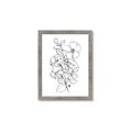 Picture of Flower Drawing _GroupedProduct_Rectangle_Portrait_Framed_Matted_