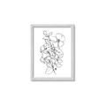 Picture of Flower Drawing _GroupedProduct_Rectangle_Portrait_Framed_Matted_