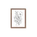 Picture of Flower Drawing _GroupedProduct_Rectangle_Portrait_Framed_Matted_