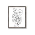 Picture of Flower Drawing _GroupedProduct_Rectangle_Portrait_Framed_Matted_