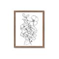 Picture of Flower Drawing _GroupedProduct_Rectangle_Portrait_Framed_Matted_