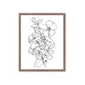 Picture of Flower Drawing _GroupedProduct_Rectangle_Portrait_Framed_Matted_