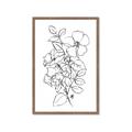 Picture of Flower Drawing _GroupedProduct_Rectangle_Portrait_Framed_Matted_