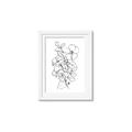 Picture of Flower Drawing _GroupedProduct_Rectangle_Portrait_Framed_Matted_