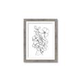 Picture of Flower Drawing _GroupedProduct_Rectangle_Portrait_Framed_Matted_