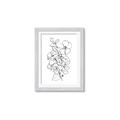 Picture of Flower Drawing _GroupedProduct_Rectangle_Portrait_Framed_Matted_