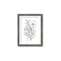 Picture of Flower Drawing _GroupedProduct_Rectangle_Portrait_Framed_Matted_