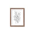 Picture of Flower Drawing _GroupedProduct_Rectangle_Portrait_Framed_Matted_