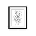 Picture of Flower Drawing _GroupedProduct_Rectangle_Portrait_Framed_Matted_