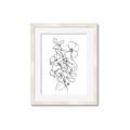 Picture of Flower Drawing _GroupedProduct_Rectangle_Portrait_Framed_Matted_