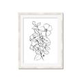 Picture of Flower Drawing _GroupedProduct_Rectangle_Portrait_Framed_Matted_
